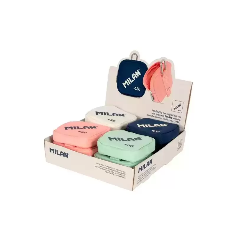 62104SNCD12 MILAN MONEDERO PEQUEÑO SINCE 1918 EXPOSITOR 12 UD C/SURTIDOS