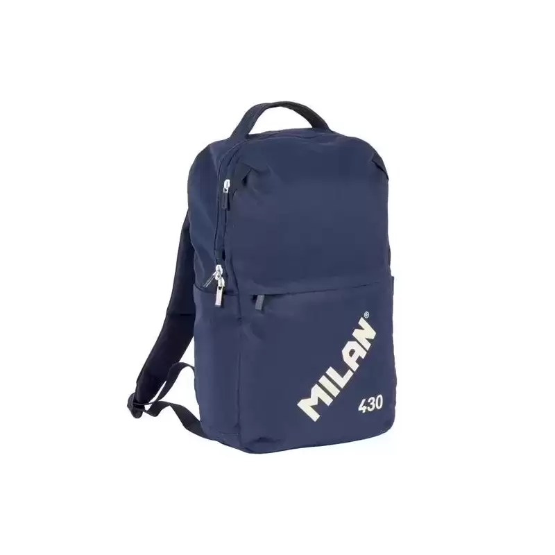 624201SNCB MILAN MOCHILA URBANA COMPACTA CON CIERRE DE SEGURIDAD 15L COLECCIÓN 430 SINCE 1918 AZUL