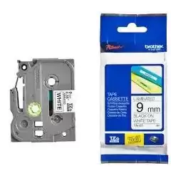 TZE221 BROTHER CINTA ROTULADORA LAMINADA TEXTO NEGRO SOBRE BLANCO - 9MMX8M