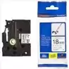TZEFX241 BROTHER CINTA ROTULADORA LAMINADA FLEXIBLE TEXTO NEGRO SOBRE BLANCO - 18MMX8M