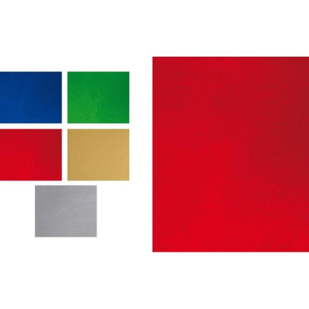 68000820 GRAFOPLÁS CARTULINA METALIZADA 50X65CM 230GR PACK DE 10H VERDE