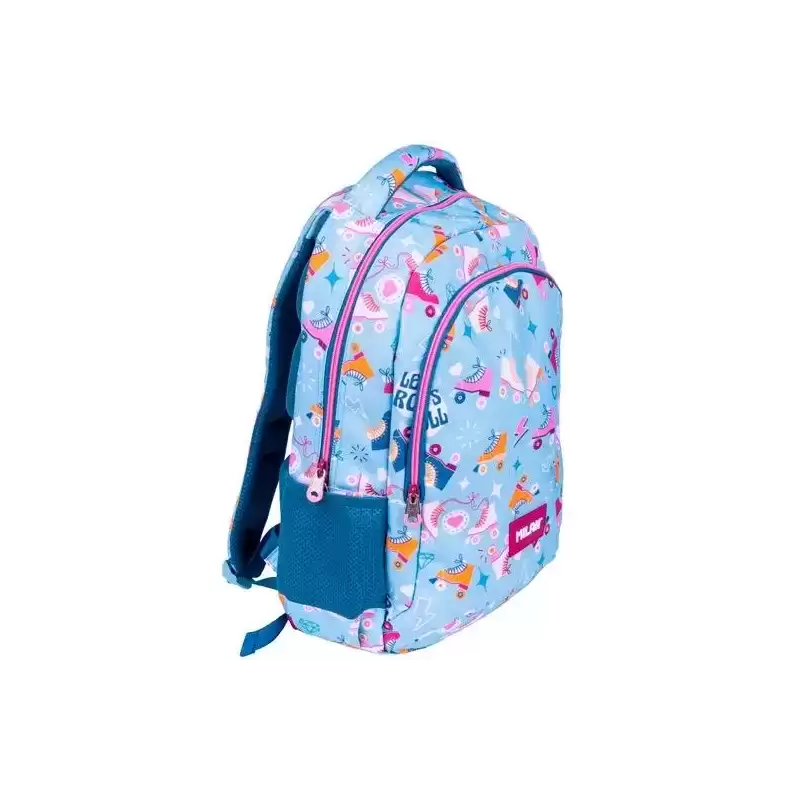 624601RL2 MILAN MOCHILA ESCOLAR 2 CREMALLERAS 21L SERIE ESPECIAL ROLLER 2