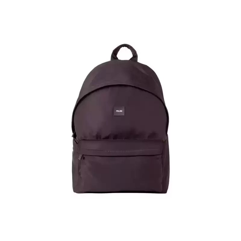 624605DW MILAN MOCHILA URBANA CLÁSICA 2 CREMALLERAS 22L SERIE SHADOW NEGRO