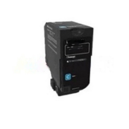 Cartucho de toner compatible Lexmark CS720 CS725 CX720 CX725 cyan genérico a Lexmark 74C2SC