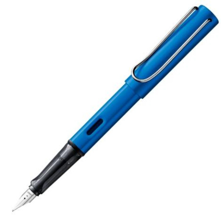 1220159 LAMY PLUMA ESTILOGRÁFICA AL-STAR ALUMINIO LIGERO CARTUCHO TINTA AZUL PUNTA M OCEAN BLUE