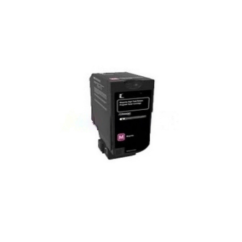 Cartucho de toner compatible Lexmark CS720 CS725 CX720 CX725 magenta genérico a Lexmark 74C2SM