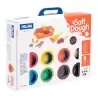 913308BBQ MILAN PASTA BLANDA SOFT DOUGH BOTE 59GR COLORES SURTIDOS MALETÍN 8 UD + HERRAMIENTAS BARBACOA