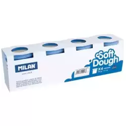 9135111004 MILAN PASTA BLANDA SOFT DOUGH BOTE 116GR BLANCO CAJA 4 UD