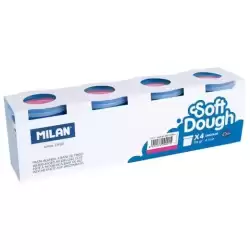 9135113304 MILAN PASTA BLANDA SOFT DOUGH BOTE 116GR ROSA CAJA 4 UD