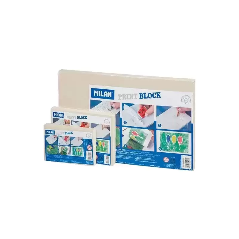 GMM153009 MILAN PLANCHA DE GRABADO PRINT BLOCK GRANDE 15X30X0