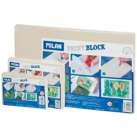 GMM153009 MILAN PLANCHA DE GRABADO PRINT BLOCK GRANDE 15X30X0