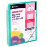 53034054 CARCHIVO CARPETA CON FUNDAS 40 ARCHIVEX STAR ESPIRAL A4 C/GOMAS SOBRE C/SOLAPA PERSONALIZABLE VERDE