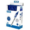 17651225 MILAN BOLÍGRAFO P1 CUERPO TRANSPARENTE AZUL -CAJA 25U-