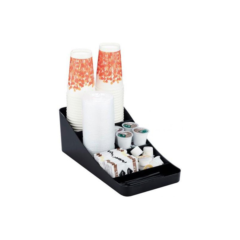 CD904 NE ARCHIVO 2000 BANDEJA ORGANIZADORA LA HORA DEL CAFÉ 7 COMPARTIMENTOS NEGRO