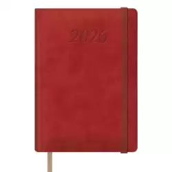 12879-2026 DOHE AGENDA ANUAL SAMBA 15X21CM DP CIERRE C/GOMA ROJO 2026