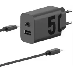SJMC502 MOTOROLA CARGADOR PARED CON CABLE USB-C TURBO POWER 50W