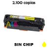 Tóner W2032A amarillo compatible HP 415A (Sin Chip)