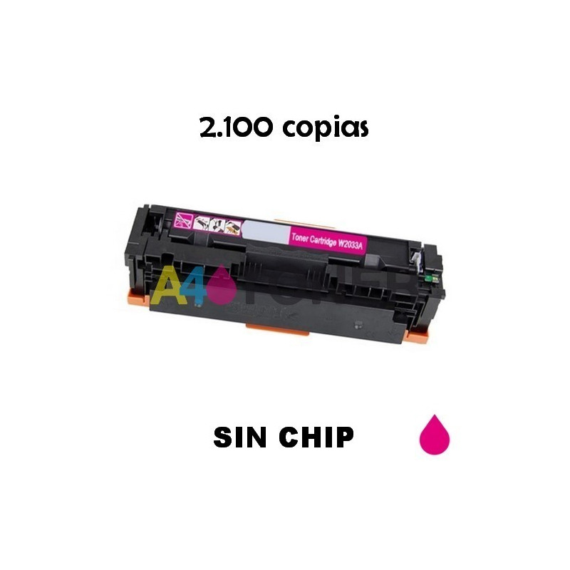 Tóner W2033A magenta compatible HP 415A (Sin Chip)