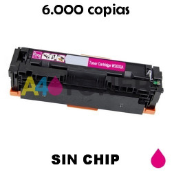 Tóner W2033X magenta compatible HP 415X (Sin Chip)