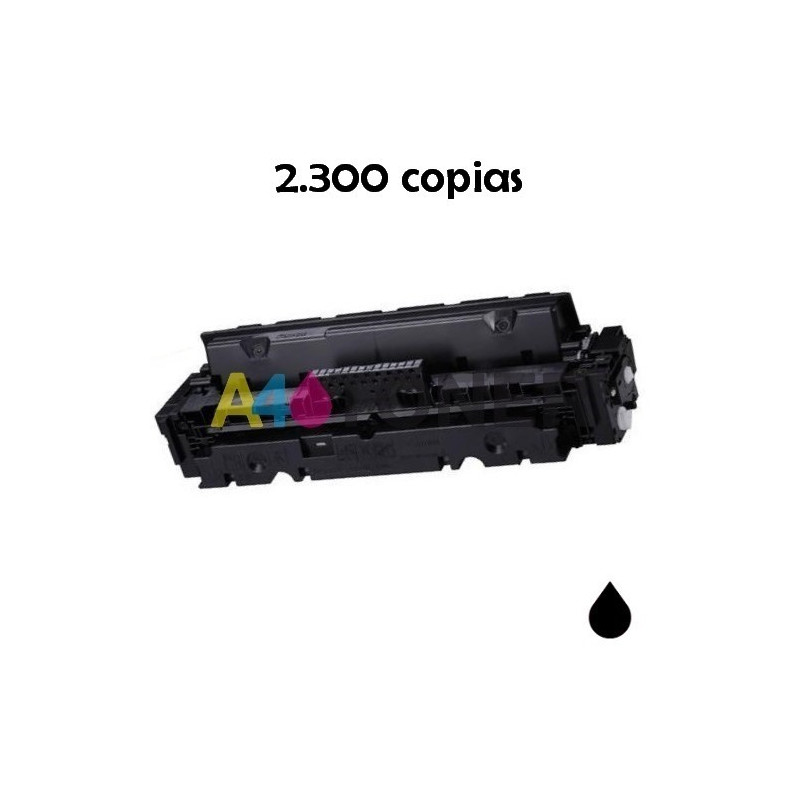 Cartucho de toner compatible Canon 055 055BK 3016C002 negro (sin chip)