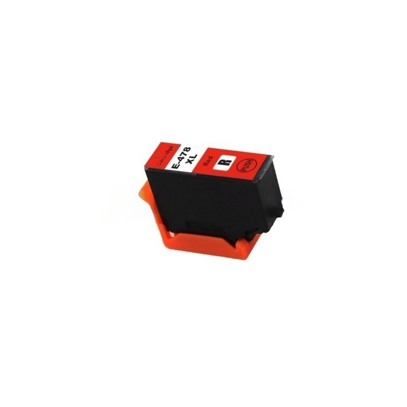 Cartucho de tinta compatible T4785 T4785XL 478XL C13T04F54010 rojo