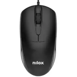 MOUSB1011 NILOX RATÓN CABLE USB 1200DPI NEGRO
