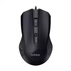 MOUSB1013 NILOX RATÓN CABLE USB 2400DPI NEGRO