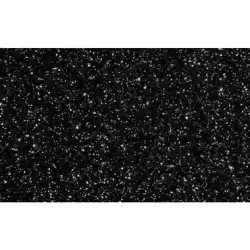 572ZG19 FAMA GOMA EVA 50X70CM GROSOR 2MM GLITTER NEGRO PACK 10 UD