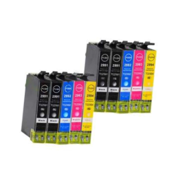 Pack 10 cartuchos de tinta Epson 29XL T2991 T2992 T2993 T2994 compatible con Epson