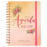 647010226 FINOCAM AGENDA THE FLOWER JOURNAL ESPIRAL DOBLE E10 - 155X212MM SVH TAPA DURA ROSA 2025-2026