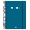 743521026 FINOCAM AGENDA ESPIRAL MY E10-155X212MM 1DP TAPA DURA AZUL 2026