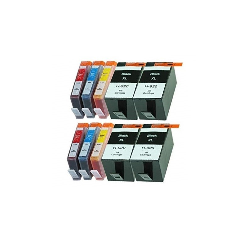 Pack 10 cartuchos de tinta HP 920XL compatibles