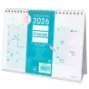 787025826 FINOCAM CALENDARIO DE SOBREMESA PARA ESCRIBIR S-210X150MM MV CHIC TURQUESA 2026