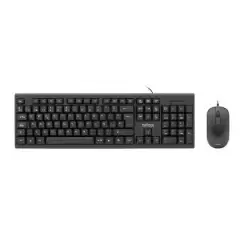 NXKME000005 NILOX COMBO TECLADO + RATÓN CABLE USB NEGRO