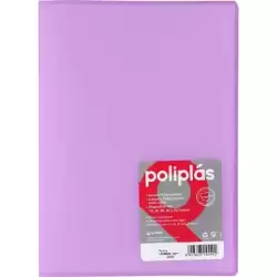 01471295 GRAFOPLÁS CARPETA CON FUNDAS POLIPLÁS SOLDADAS FOLIO 30 FUNDAS PP SEMIRÍGIDO TRANSLÚCIDO LAVANDA SOFT