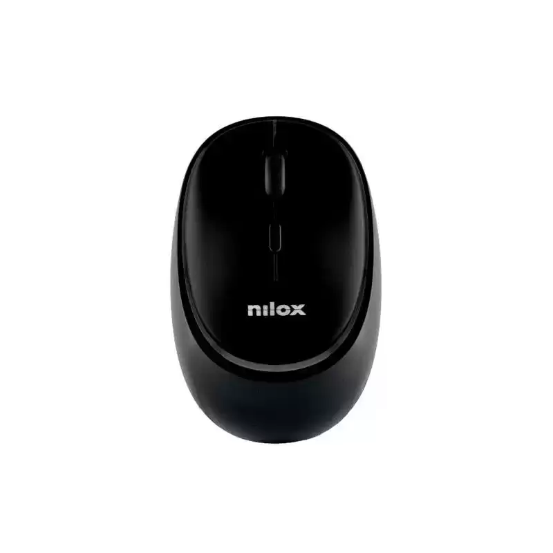 NXMDWS102 NILOX RATÓN INALÁMBRICO 1600PPP 4 BOTONES RECARGABLE NEGRO