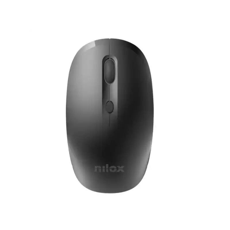 NXMOWI4002 NILOX RATÓN INALÁMBRICO 3200PPP 4 BOTONES RECARGABLE NEGRO