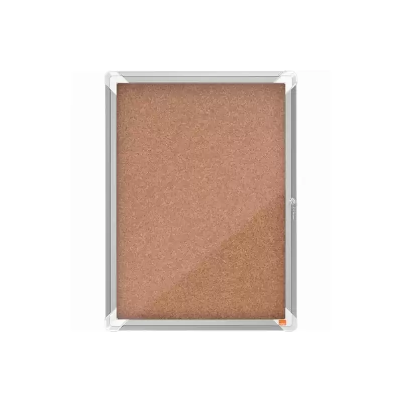 1902561 NOBO VITRINA INTERIOR PARA 4 HOJAS A4 CON SUPERFICIE DE CORCHO