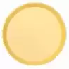 119-1042 OH YEAH PLATO LLANO METLAIZADO Ø20.5CM AMARILLO PASTEL PACK 8U
