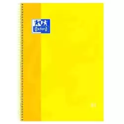 100430200 OXFORD CUADERNO CLASSIC EUROPEANBOOK 1 WRITE&ERASE 80H A4+ 5X5MM MICROPERFORADO TAPA EXTRADURA AMARILLO