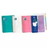 400135623 OXFORD CUADERNO EUROPEANBOOK 5 CLASSIC PESTAÑAS MICROPERFORADO 100H A5+ 5X5 5 T/EXTRADURA  C/SURTIDOS PASTEL