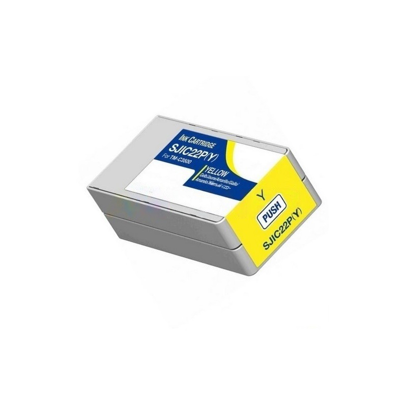 Epson SJIC22P cartucho de tinta compatible amarillo