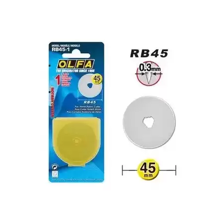 RB45-1 OLFA REPUESTO PARA CUTTER RTY-2  / 1 CUCHILLA