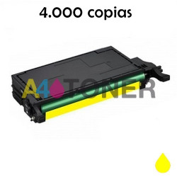 Toner alternativo con CLP620Y sustituye al toner original  CLP620Y CLT-Y5082S/ELS-S-CLT-Y5082L/ELS