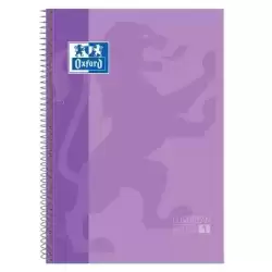 100430201 OXFORD CUADERNO CLASSIC EUROPEANBOOK 1 WRITE&ERASE 80H A4+ 5X5MM MICROPERFORADO TAPA EXTRADURA MALVA
