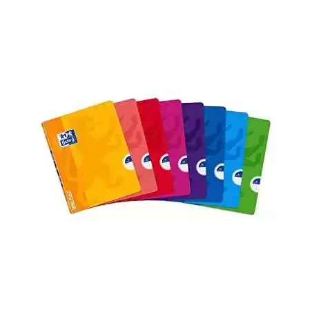 400026392 OXFORD LIBRETA GRAPADA OPENFLEX 48H A5+ 4X4MM TAPA DE PLÁSTICO C/SURTIDOS