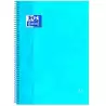 400028276 OXFORD CUADERNO CLASSIC EUROPEANBOOK 1 WRITE&ERASE 80H A4+ 5X5MM MICROPERFORADO T/EXTRADURA TURQUESA