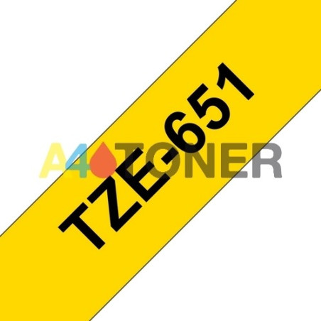 Brother TZE651 Cinta laminada compatible  24 mm x 8 metros