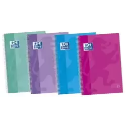 400073042 OXFORD CUADERNO CLASSIC EUROPEANBOOK 5 WRITE&ERASE 120H A4+ 5X5 MICROPERFORADO T/EXTRADURA COLORES TENDENCIA