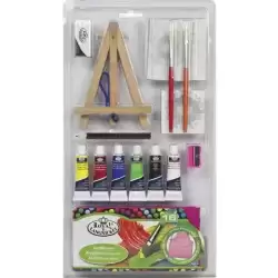 RSET-MS110 ROYAL LANGNICKEL JUEGO DE ARTE PINTURA ACRÍLICA ESTUCHE DE 16 PIEZAS